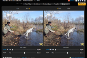 Fotograf&iacute;a y v&iacute;deo 3D con Piku-Piku y Fuji Finepix 3D W1