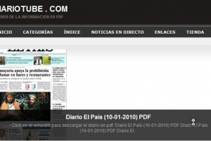 Descarga de prensa y revistas espa&ntilde;olas en PDF | DiarioTube